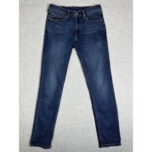 Levis 511‎ Jeans Mens 32x34 Slim Straight Leg Denim Zip Fly W32 L34 04511-2595